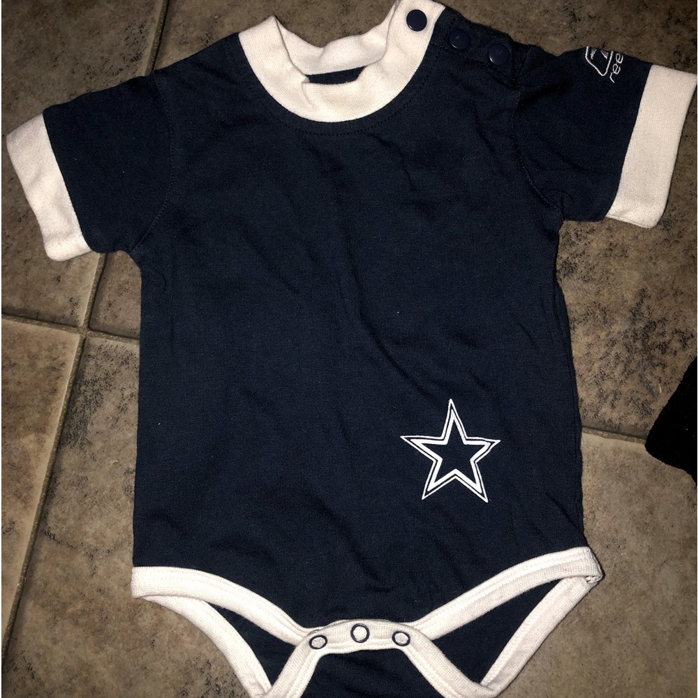 6-9 months DALLAS COWBOY onesie